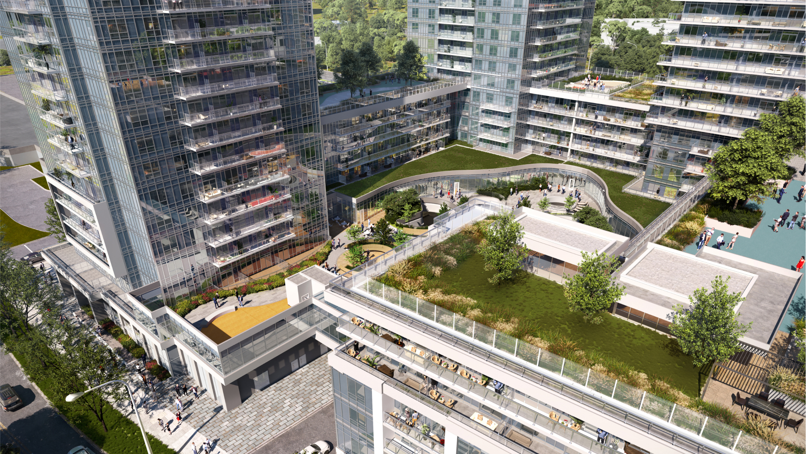 Canopy Towers - North Building & South Buildings - Outdoor Amenity Terrace by Liberty Development